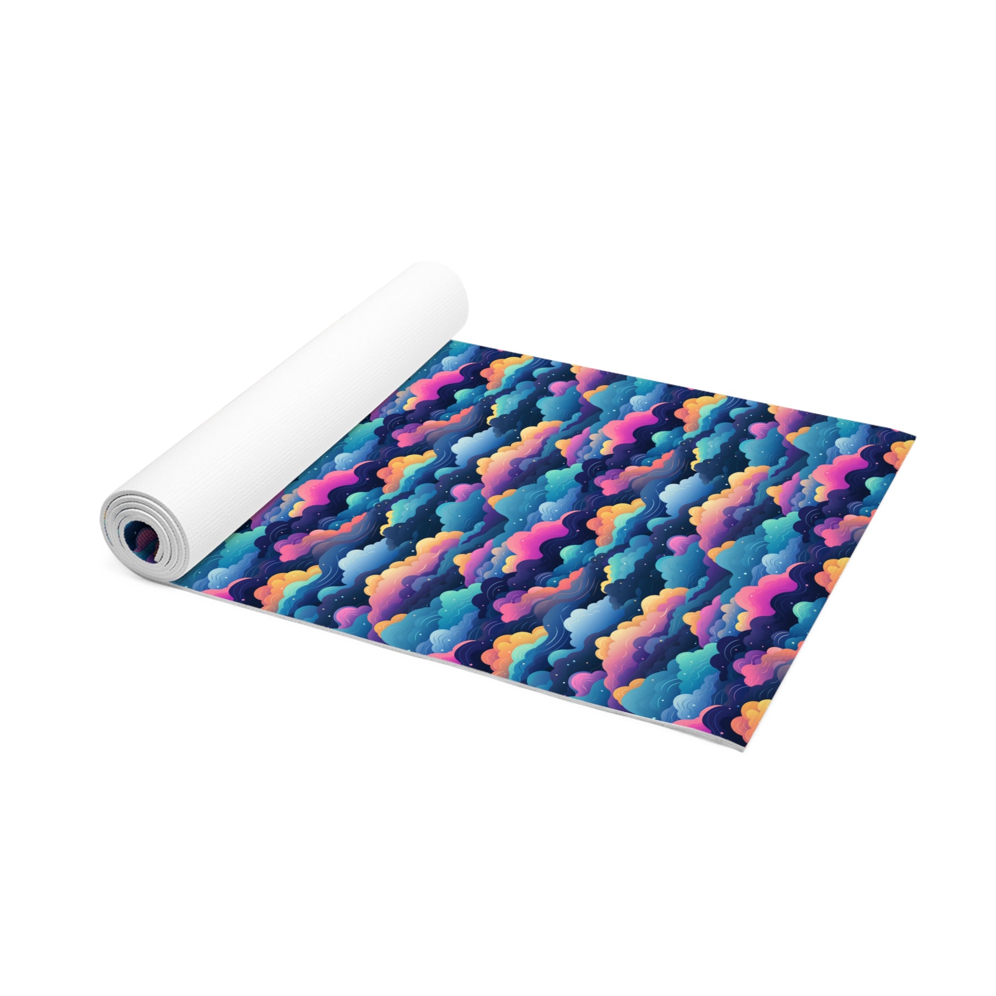 Heart in the outlet clouds yoga mat